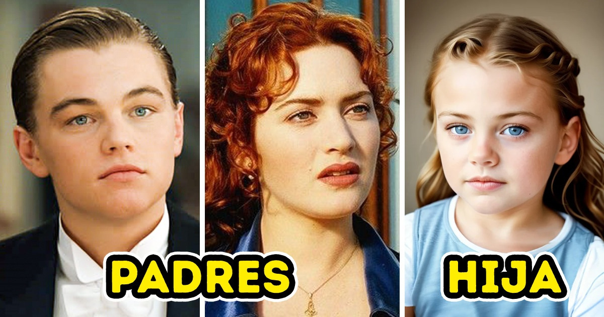 IA mezcla fotos de 16 parejas míticas e imagina a sus hijos IA mezcla fotos de 16 parejas míticas e imagina a sus hijos
