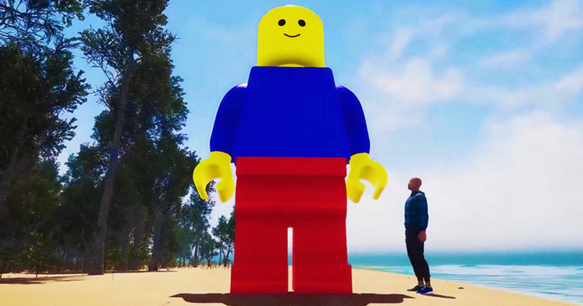 Hombre gigante de LEGO: Las cosas más increíbles jamás encontradas en una playa Hombre gigante de LEGO: Las cosas más increíbles jamás encontradas en una playa