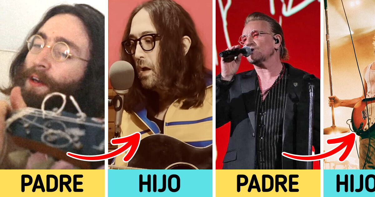 15 Hijos de músicos famosos que prueban que de tal palo, tal astilla