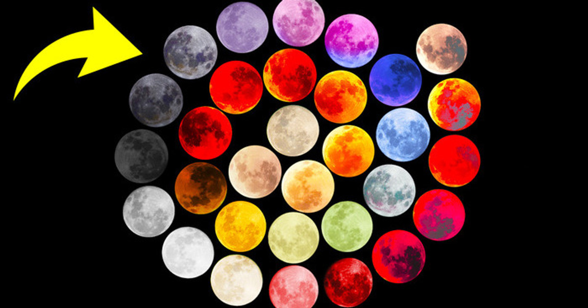 ¿Qué hace que la Luna se vea de diferentes colores? ¿Qué hace que la Luna se vea de diferentes colores?