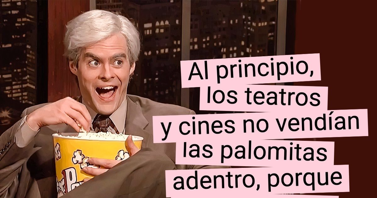 Por qué acostumbramos comer palomitas de maíz cuando vamos al cine Por qué acostumbramos comer palomitas de maíz cuando vamos al cine