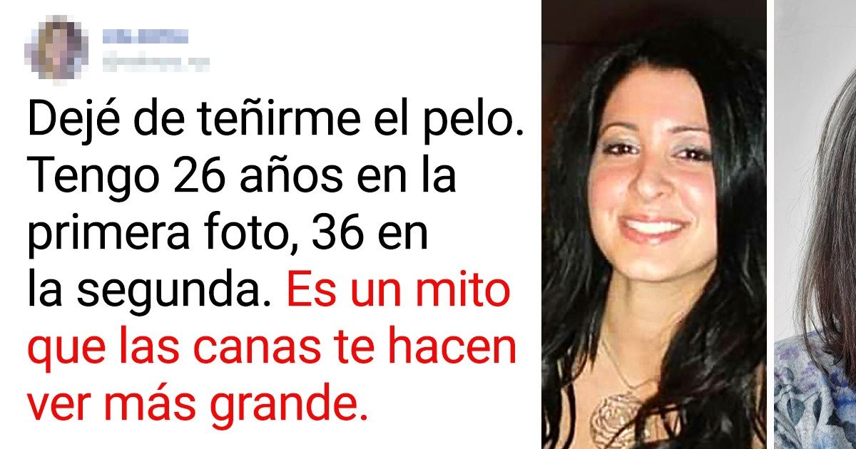 19 Mujeres que decidieron no seguir las normas y se enamoraron de sus canas