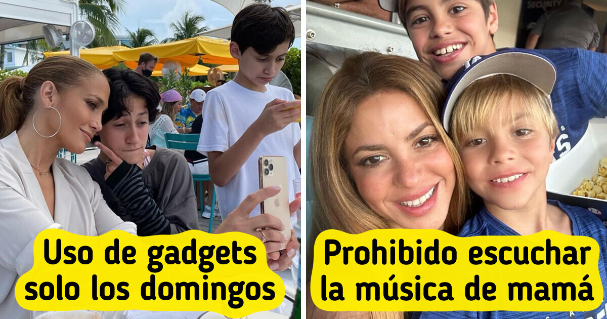 10 Reglas poco vistas que los famosos latinos le imponen a sus hijos 10 Reglas poco vistas que los famosos latinos le imponen a sus hijos