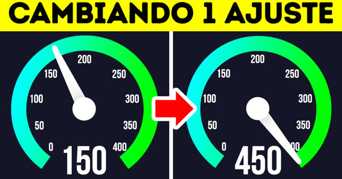 Obtén una velocidad de Internet más rápida con solo girar un interruptor