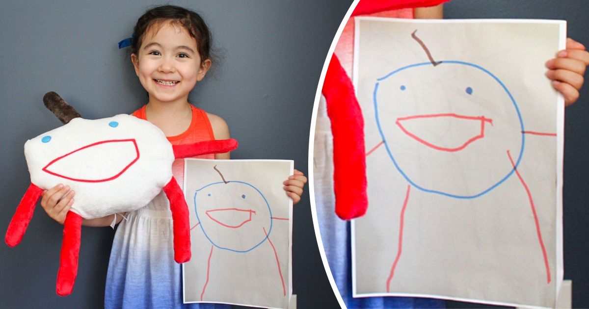 Empresa crea peluches a partir de dibujos hechos por los niños y parecen salidos de un cuento de fantasía Empresa crea peluches a partir de dibujos hechos por los niños y parecen salidos de un cuento de fantasía