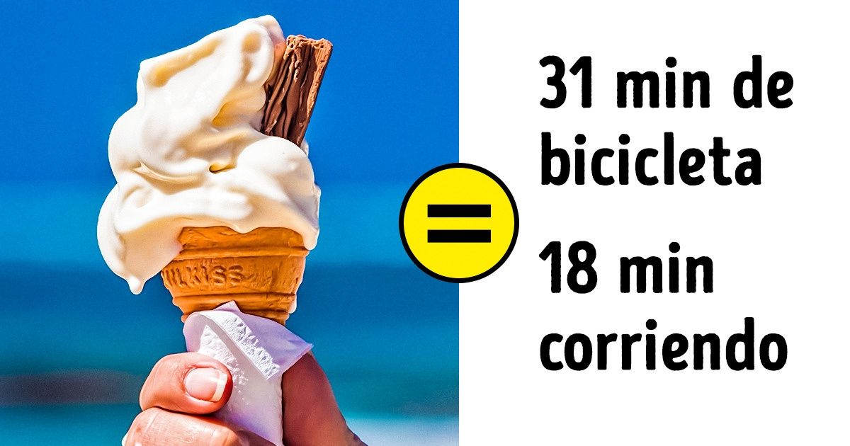 Cuánto ejercicio debes hacer para eliminar las calorías de algunos alimentos que consumes a diario Cuánto ejercicio debes hacer para eliminar las calorías de algunos alimentos que consumes a diario