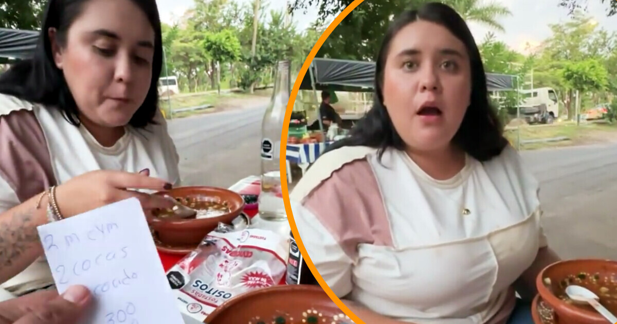 Mujer invita a su pareja a comer, pero no lleva dinero para pagar la cuenta Mujer invita a su pareja a comer, pero no lleva dinero para pagar la cuenta