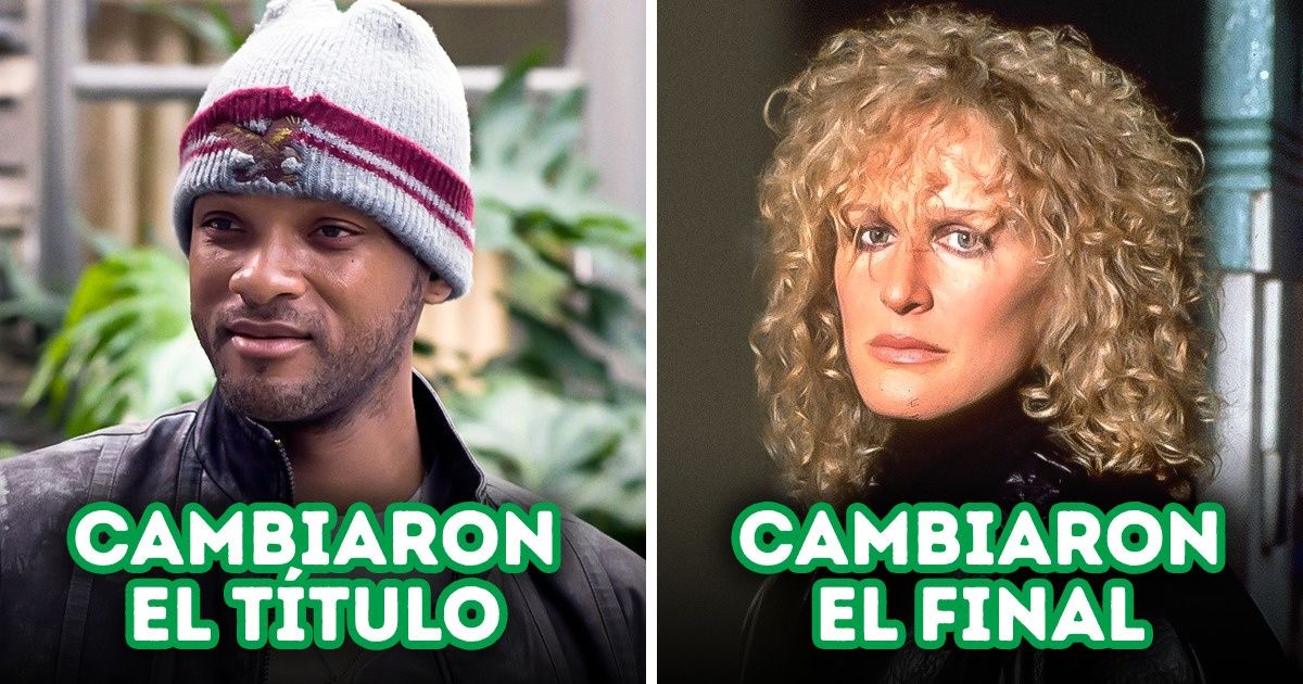 10 Películas que resultaron totalmente diferentes a la idea original 10 Películas que resultaron totalmente diferentes a la idea original