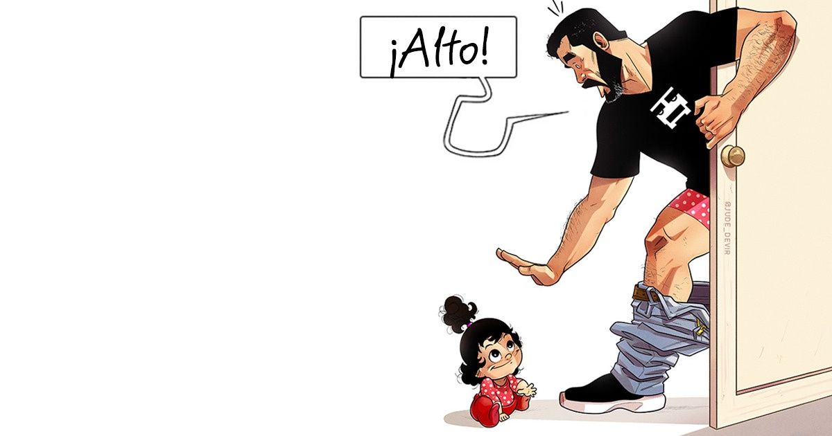Ilustrador dibuja sobre la vida con un hijo, y casi todos los padres pueden identificarse con sus obras Ilustrador dibuja sobre la vida con un hijo, y casi todos los padres pueden identificarse con sus obras