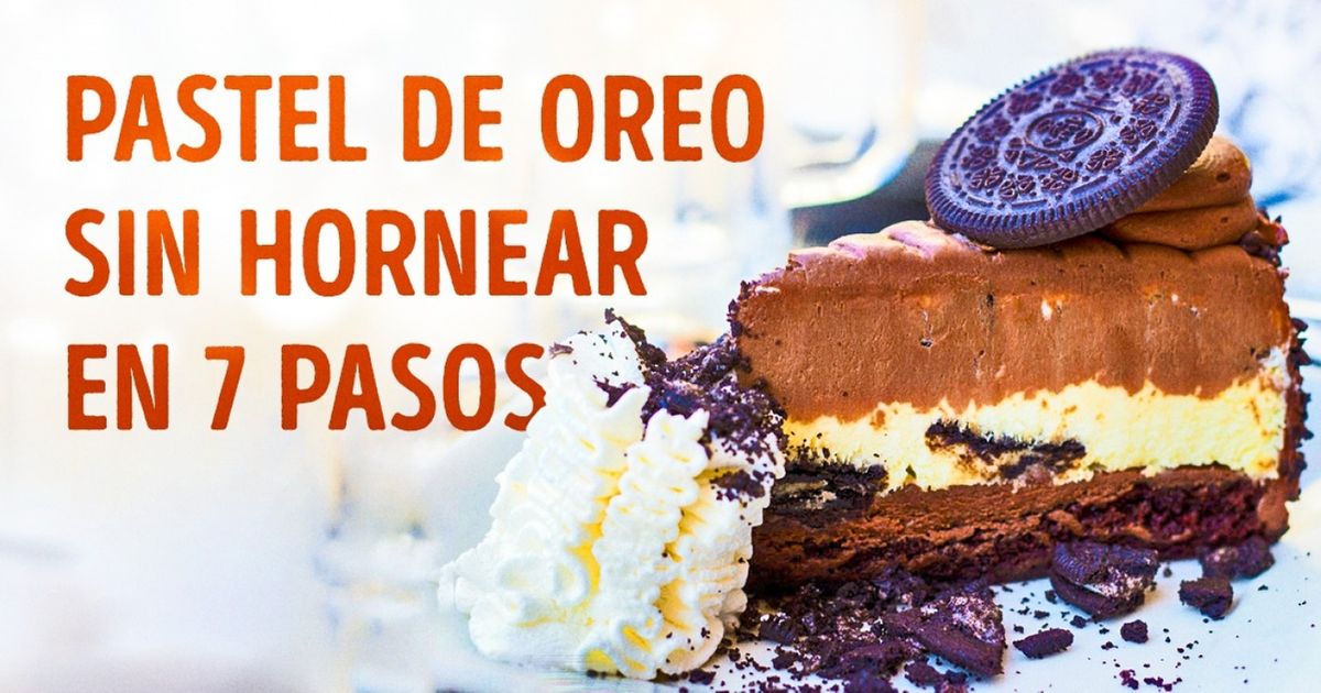 La receta del pastel de Oreo sin hornear más exquisito del mundo