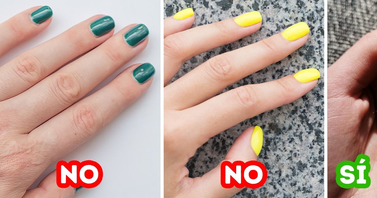 10 Detalles de la manicura que les pueden restar unos cuantos años a tus manos