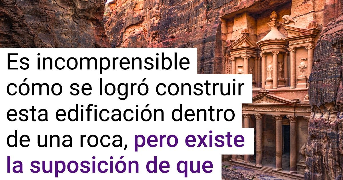 12 Secretos de la ciudad perdida que fue tallada en piedras en medio del desierto 12 Secretos de la ciudad perdida que fue tallada en piedras en medio del desierto