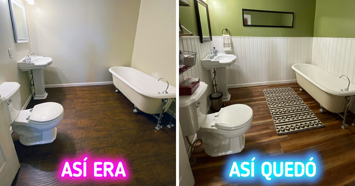 21 Personas que hicieron la remodelación de su baño y podrían darnos ideas de decoración