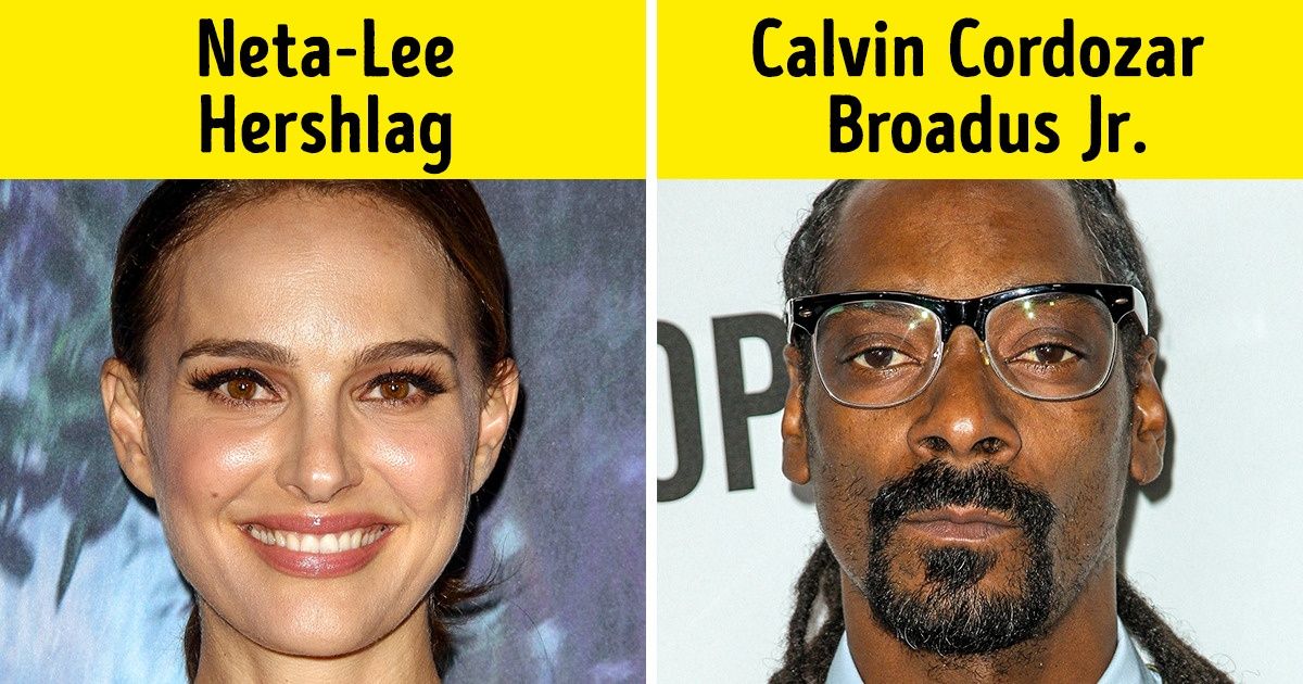 20 Famosos que en realidad se llaman de diferente manera