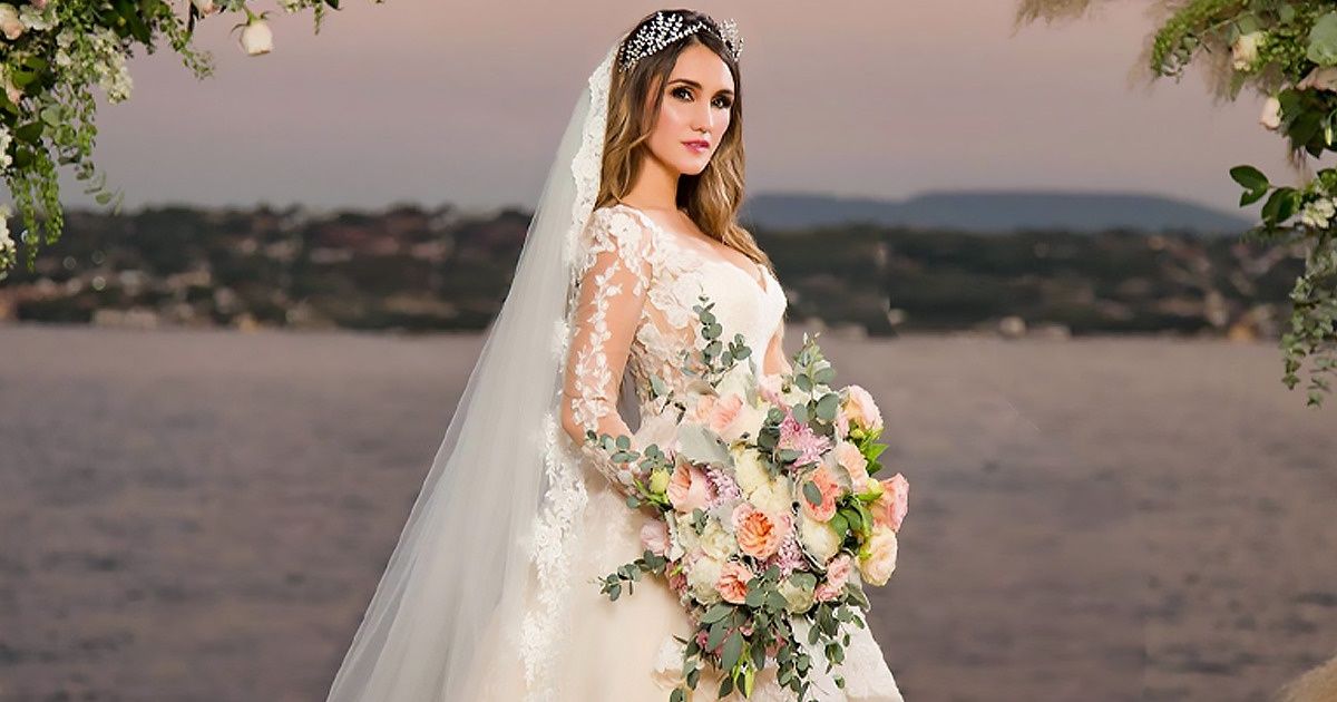 15 Famosas latinas que lucieron como salidas de un cuento de hadas gracias  a sus vestidos de novia / Genial