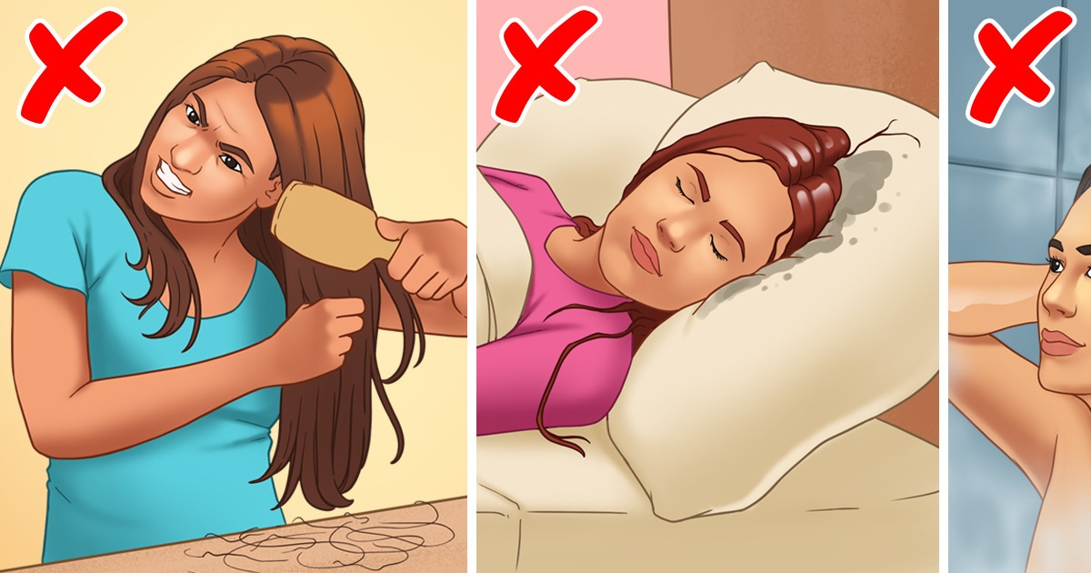 10 Errores comunes en el cuidado del cabello que nos impiden tener una gran melena 10 Errores comunes en el cuidado del cabello que nos impiden tener una gran melena