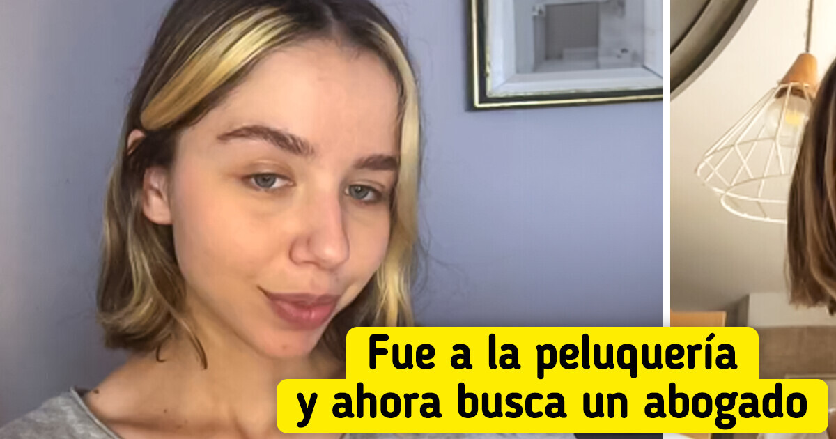 Una joven demanda a su estilista y muestra por qué decidió hacerlo Una joven demanda a su estilista y muestra por qué decidió hacerlo