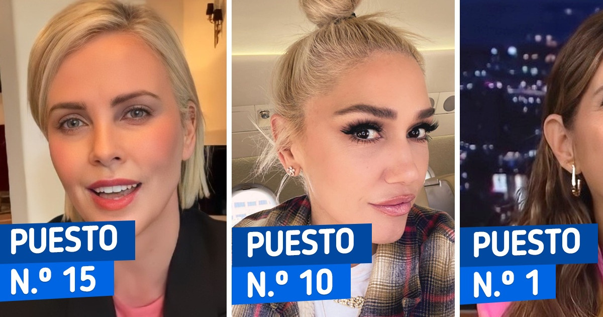 Ranking de belleza de famosos que ya tienen más de 40 años hecho por los espectadores