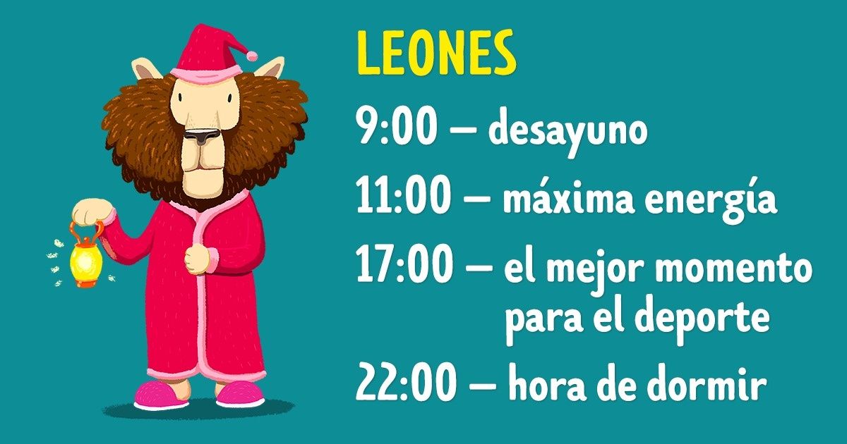 ¿Cómo sería el día perfecto según tu cronotipo?