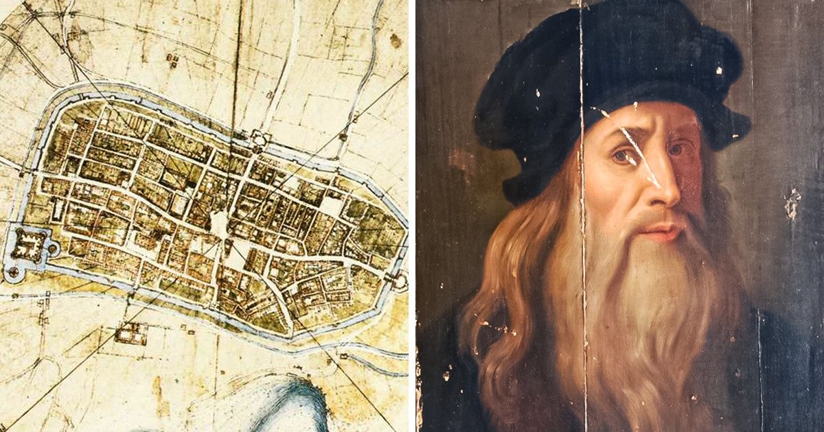 Leonardo da Vinci dibujó un mapa “satelital” en su época, y su parecido con Google Maps es grandioso Leonardo da Vinci dibujó un mapa “satelital” en su época, y su parecido con Google Maps es grandioso