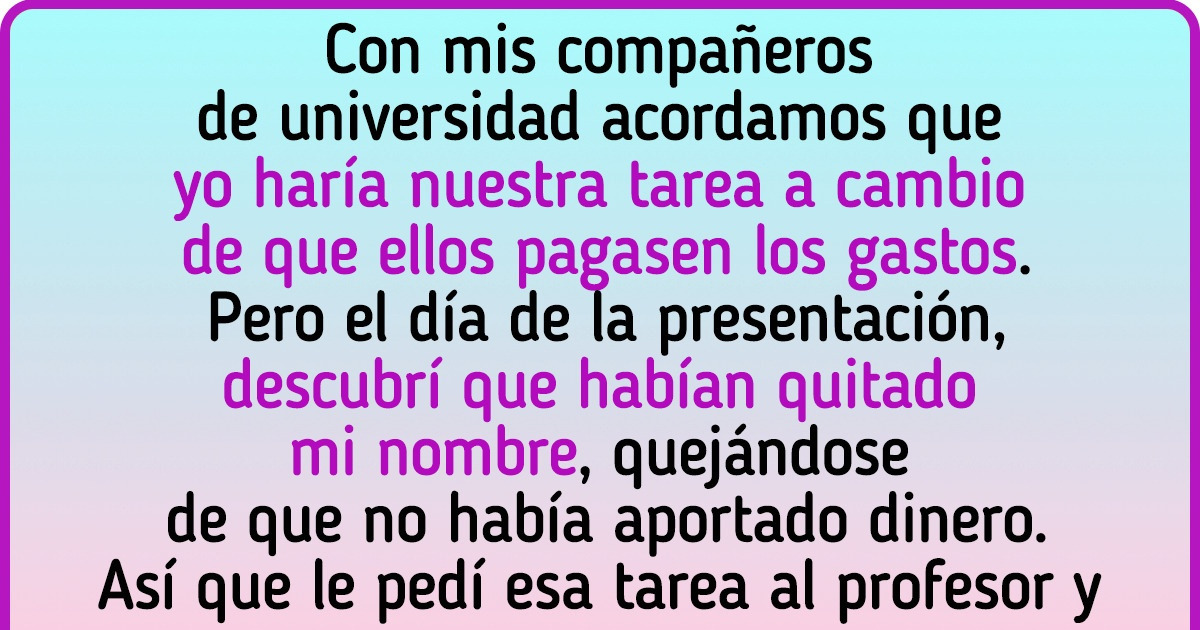 18 Usuarios respondieron al descaro de alguien con tanta astucia que lo dejaron sin palabras