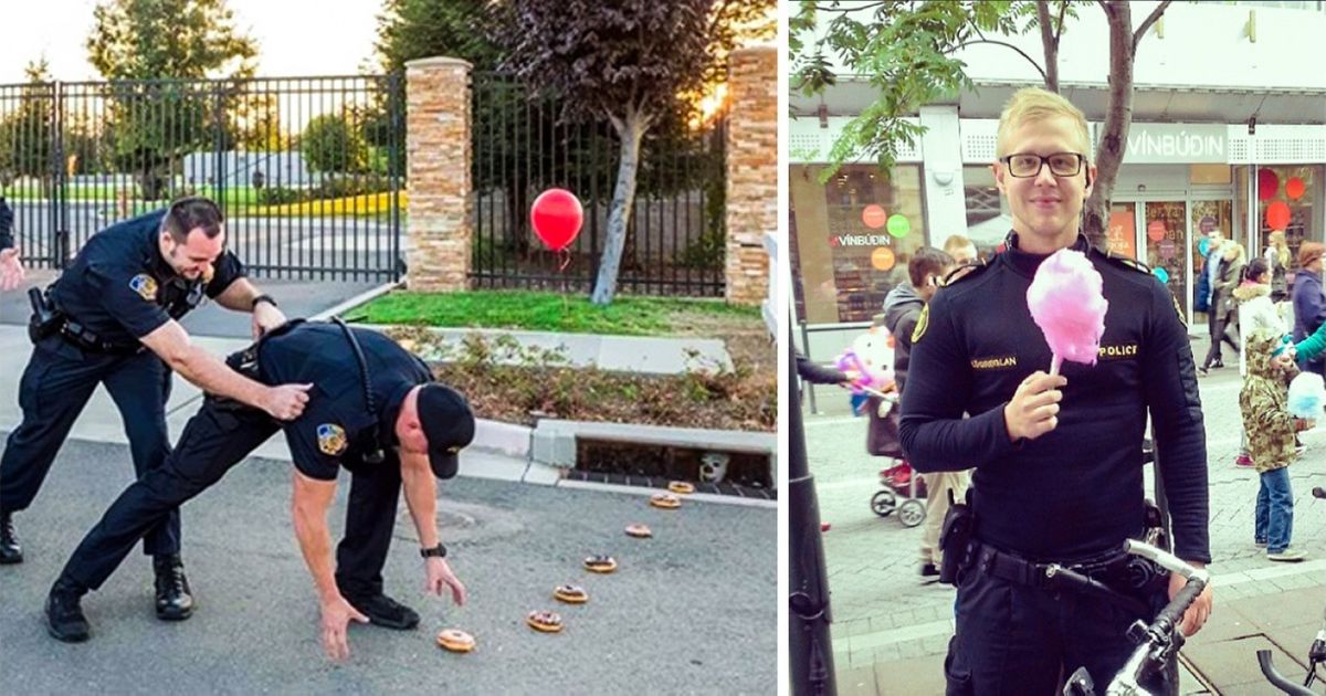 20 Momentos en los que los policías fueron sorprendidos siendo sencillamente fabulosos