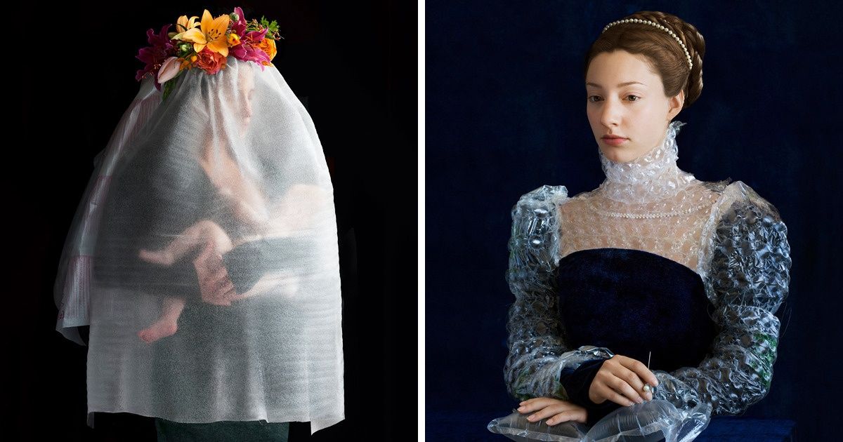 Una diseñadora transforma materiales desechables en delicados encajes medievales Una diseñadora transforma materiales desechables en delicados encajes medievales