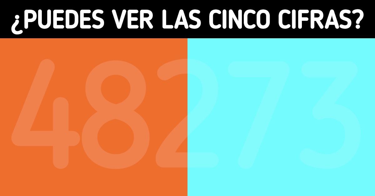 Test: Prueba tu agudeza visual encontrando los números en estas 15 imágenes Test: Prueba tu agudeza visual encontrando los números en estas 15 imágenes