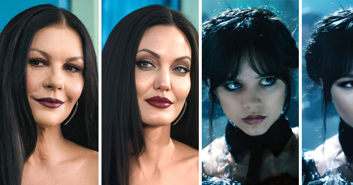 Cómo se vería la serie de televisión “Merlina” si solo se hubiera hecho con actores de gran fama Cómo se vería la serie de televisión “Merlina” si solo se hubiera hecho con actores de gran fama