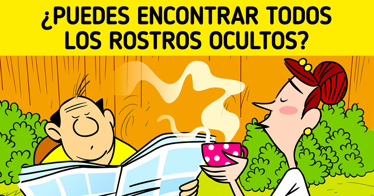 Test: 13 imágenes con rostros ocultos para que descubras qué tan afilada está tu capacidad de observación
