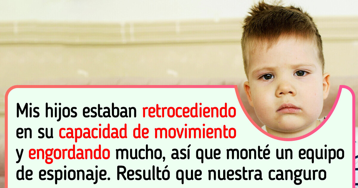 12 Padres comparten los momentos más locos de sus canguros grabados por las cámaras