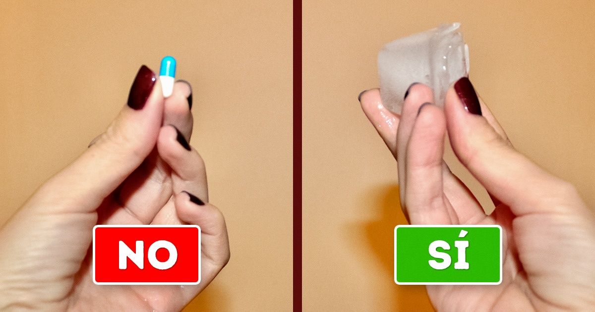 Qué sucede cuando colocas un cubo de hielo en tu cuello Qué sucede cuando colocas un cubo de hielo en tu cuello