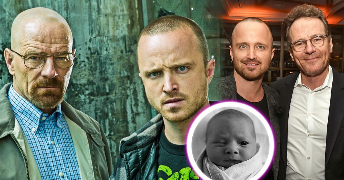 Aaron Paul tiene a su segundo hijo y le pide a Bryan Cranston, su coestrella en “Breaking Bad”, que sea el padrino