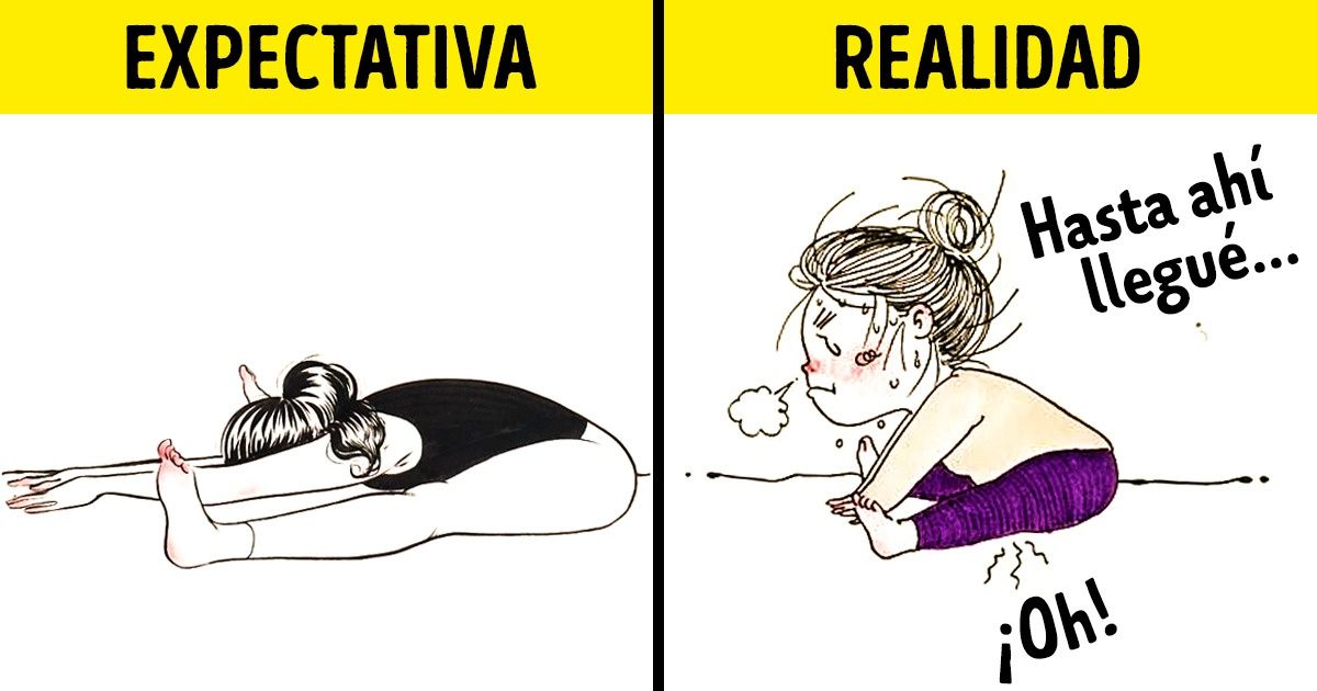 15 Ilustraciones que transmiten todo el esfuerzo de las personas que intentan perder peso para el verano