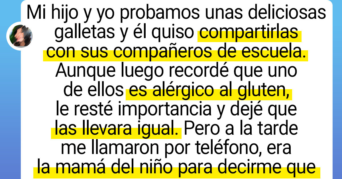 Compró galletas para su hijo y sus compañeros de escuela sin pensar que se metería en serios problemas Compró galletas para su hijo y sus compañeros de escuela sin pensar que se metería en serios problemas