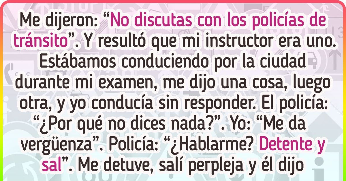 20 Personas que ahora se ríen cada vez que escuchan a alguien decir “escuela de manejo” 20 Personas que ahora se ríen cada vez que escuchan a alguien decir “escuela de manejo”