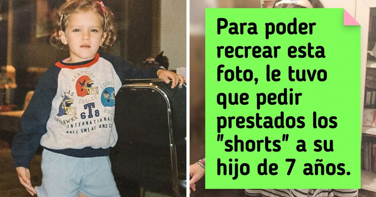 Autores de Genial recrearon 15 fotos de su infancia, demostrando que su niño interior sigue presente Autores de Genial recrearon 15 fotos de su infancia, demostrando que su niño interior sigue presente