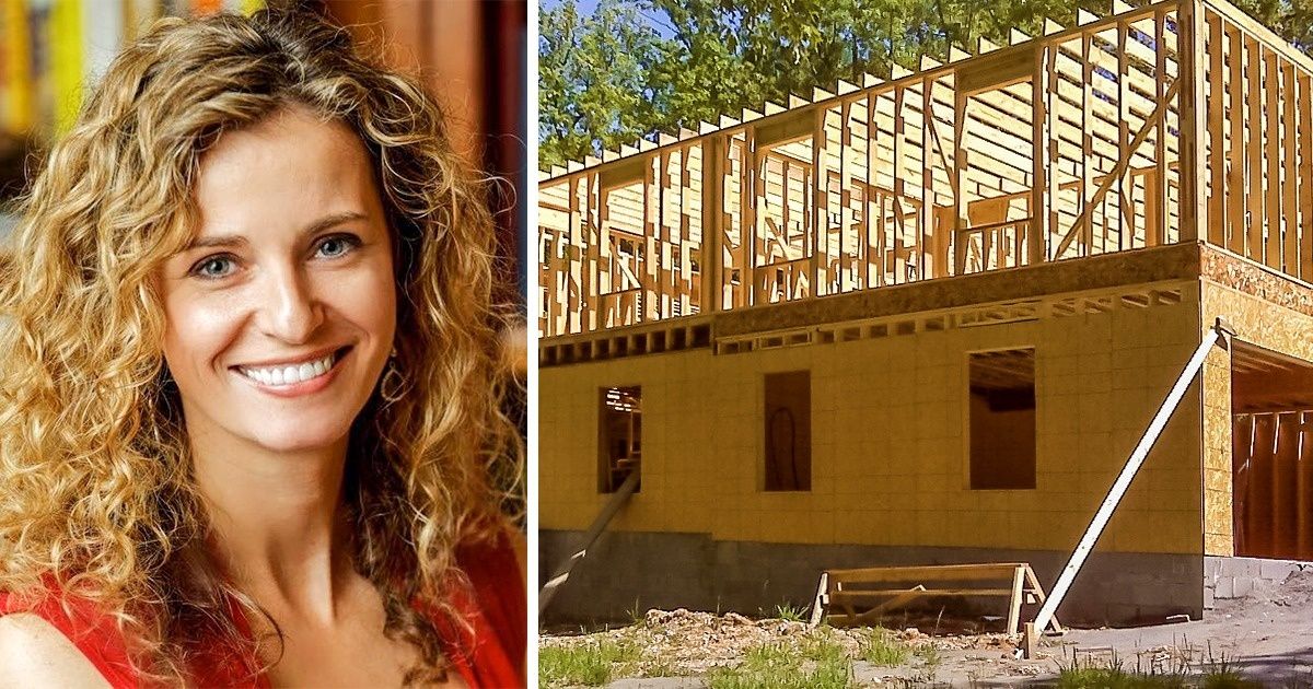Esta madre de cuatro hijos construyó la casa de sus sueños viendo tutoriales de YouTube
