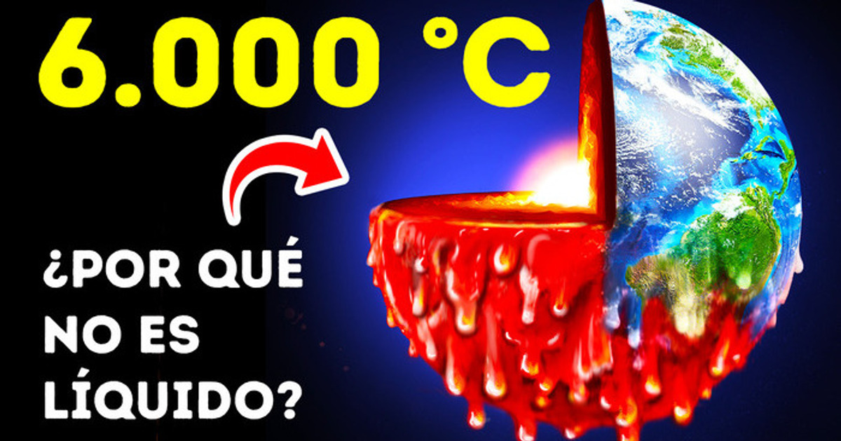 El interior de la Tierra arde como el Sol; entonces, ¿por qué nuestro planeta no se derrite?