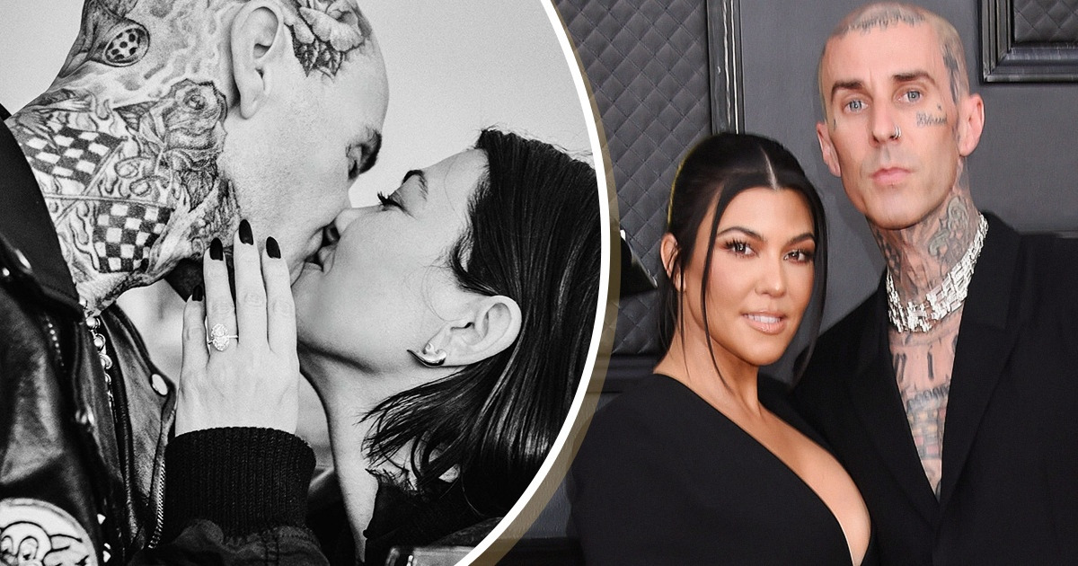 Kourtney Kardashian y Travis Barker nos recuerdan que a veces el amor sí está a la vuelta de la esquina