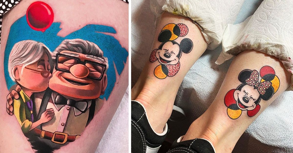 25 Tatuajes basados en el mundo mágico de Disney que parecen sacados de las películas 25 Tatuajes basados en el mundo mágico de Disney que parecen sacados de las películas