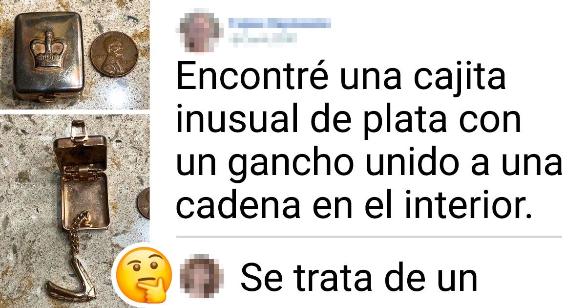 19 Objetos que tuvieron que ser investigados para despejar la incógnita que generó en los usuarios 19 Objetos que tuvieron que ser investigados para despejar la incógnita que generó en los usuarios