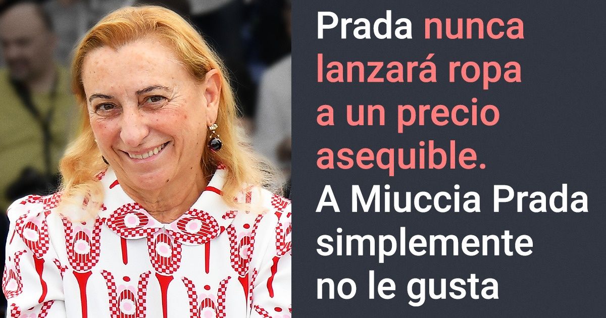 20+ Hechos sobre Miuccia Prada que demuestran que a los intelectuales les gusta su marca por alguna razón 20+ Hechos sobre Miuccia Prada que demuestran que a los intelectuales les gusta su marca por alguna razón