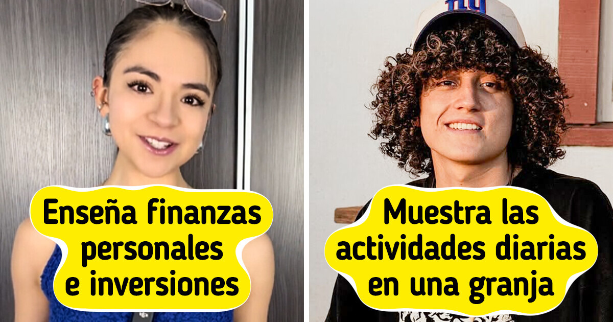 12 Tiktokers que hacen que aprender sea un placer 12 Tiktokers que hacen que aprender sea un placer