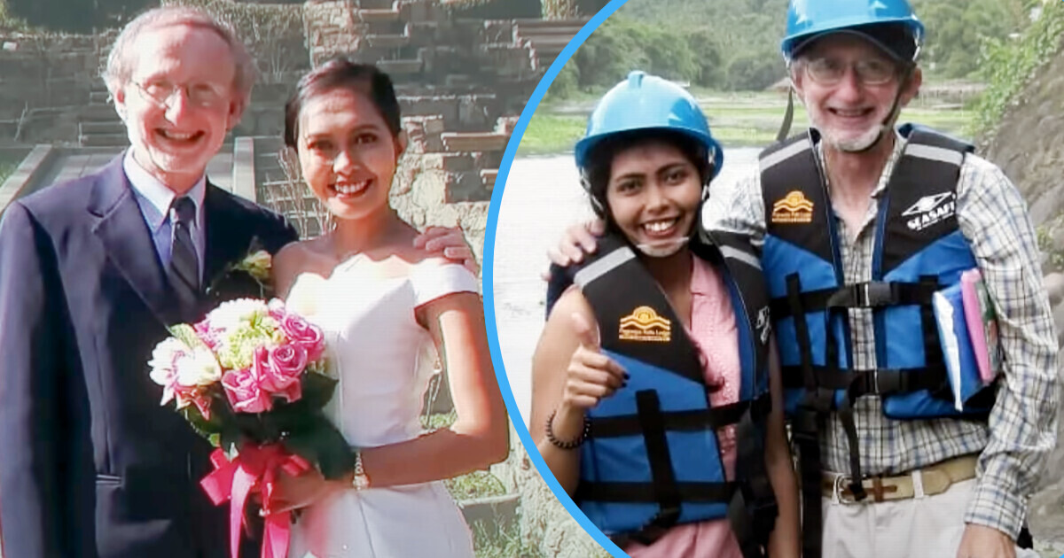 Mujer de 28 se casa con hombre de 70 y se defiende de los que la llaman “interesada” Mujer de 28 se casa con hombre de 70 y se defiende de los que la llaman “interesada”