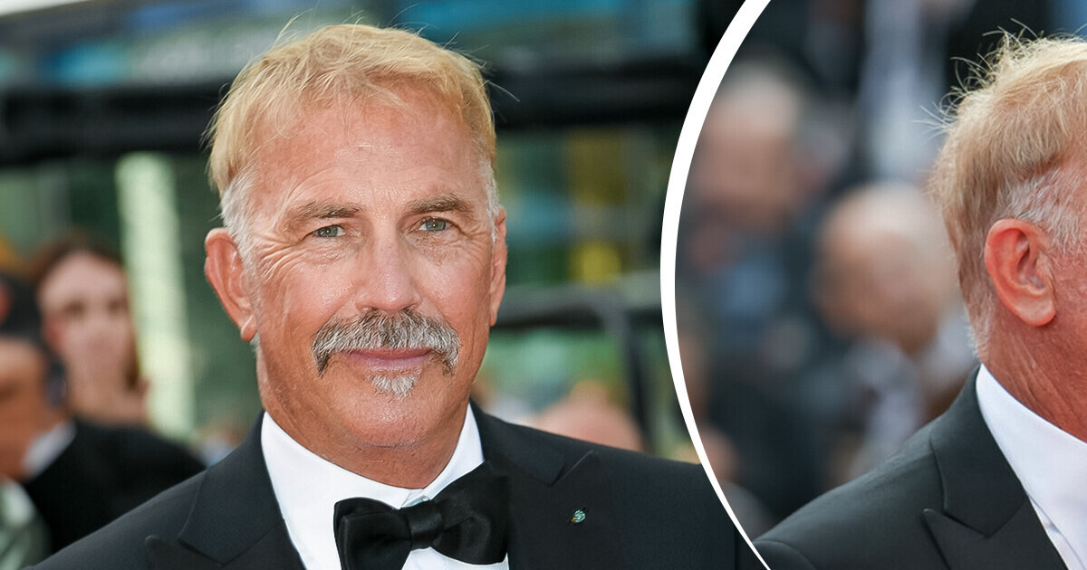 “Se ve ridículo”, la gente reacciona ante el nuevo tinte de cabello de Kevin Costner