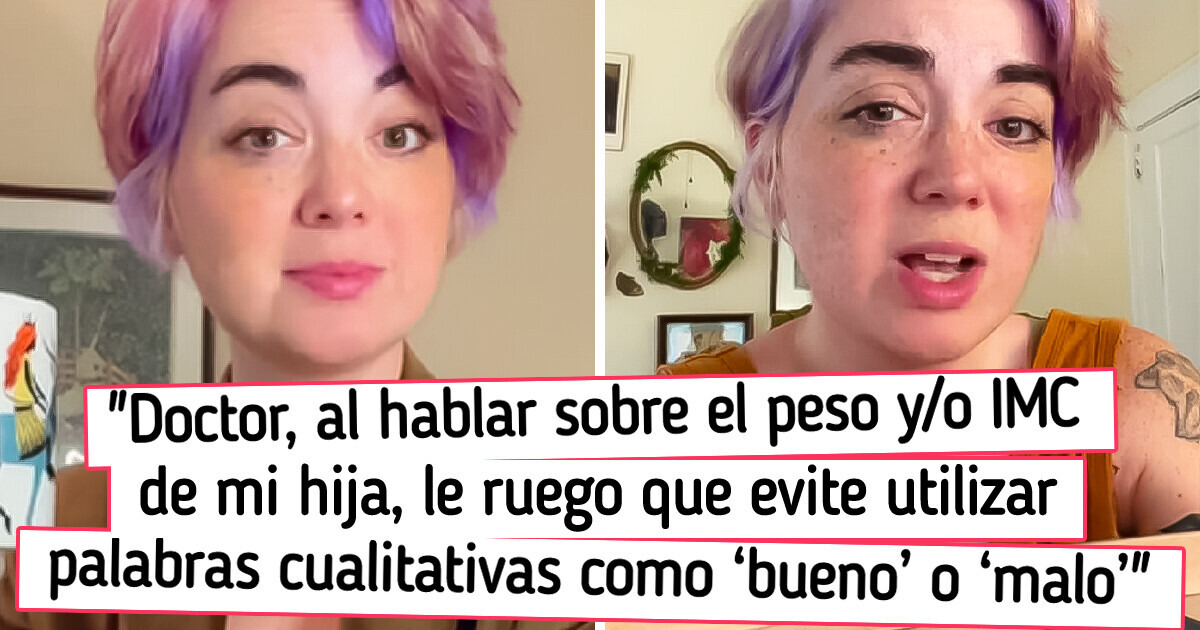 Mamá le pide al pediatra de su hija que no haga comentarios sobre su peso