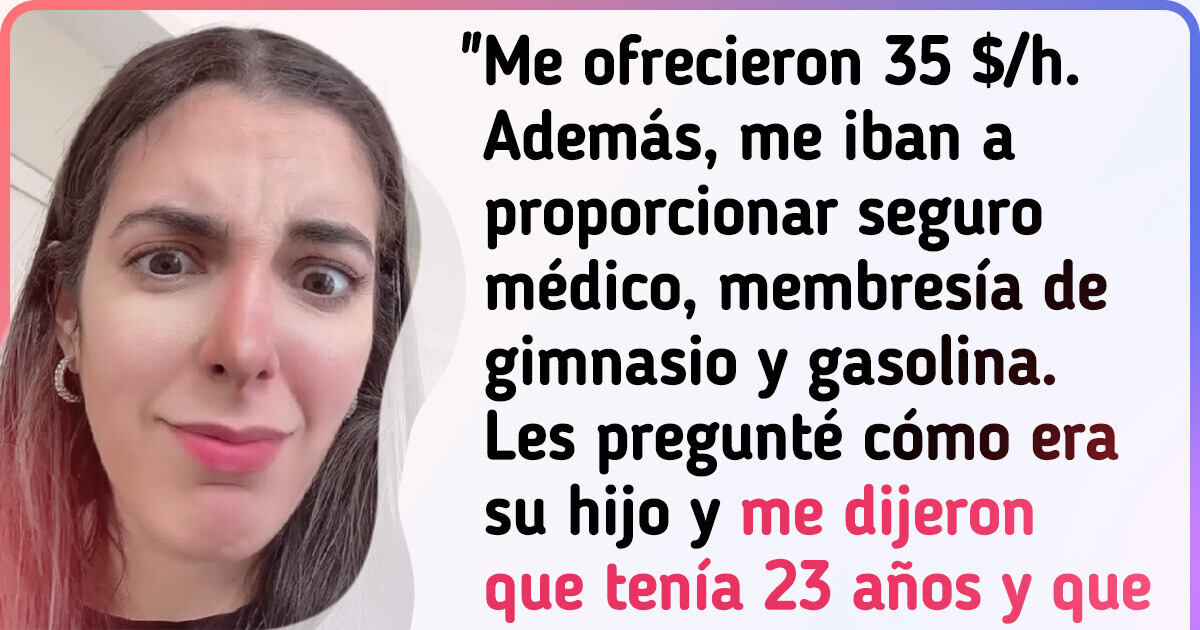 Le ofrecen un empleo cuidando a un chico saludable de 23 años y la razón tras la oferta la dejó de piedra