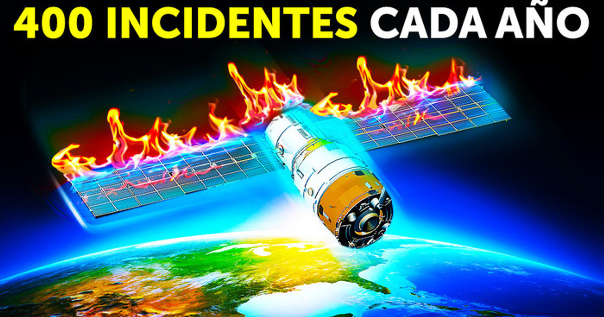 Los satélites caen sobre la Tierra cada año, ¿por qué no los vemos? Los satélites caen sobre la Tierra cada año, ¿por qué no los vemos?