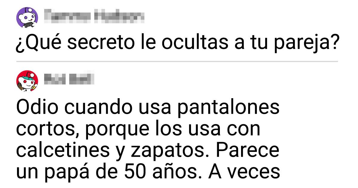 15+ Personas que se quitaron un peso de encima al confesar en la red qué no dicen sobre sus parejas 15+ Personas que se quitaron un peso de encima al confesar en la red qué no dicen sobre sus parejas